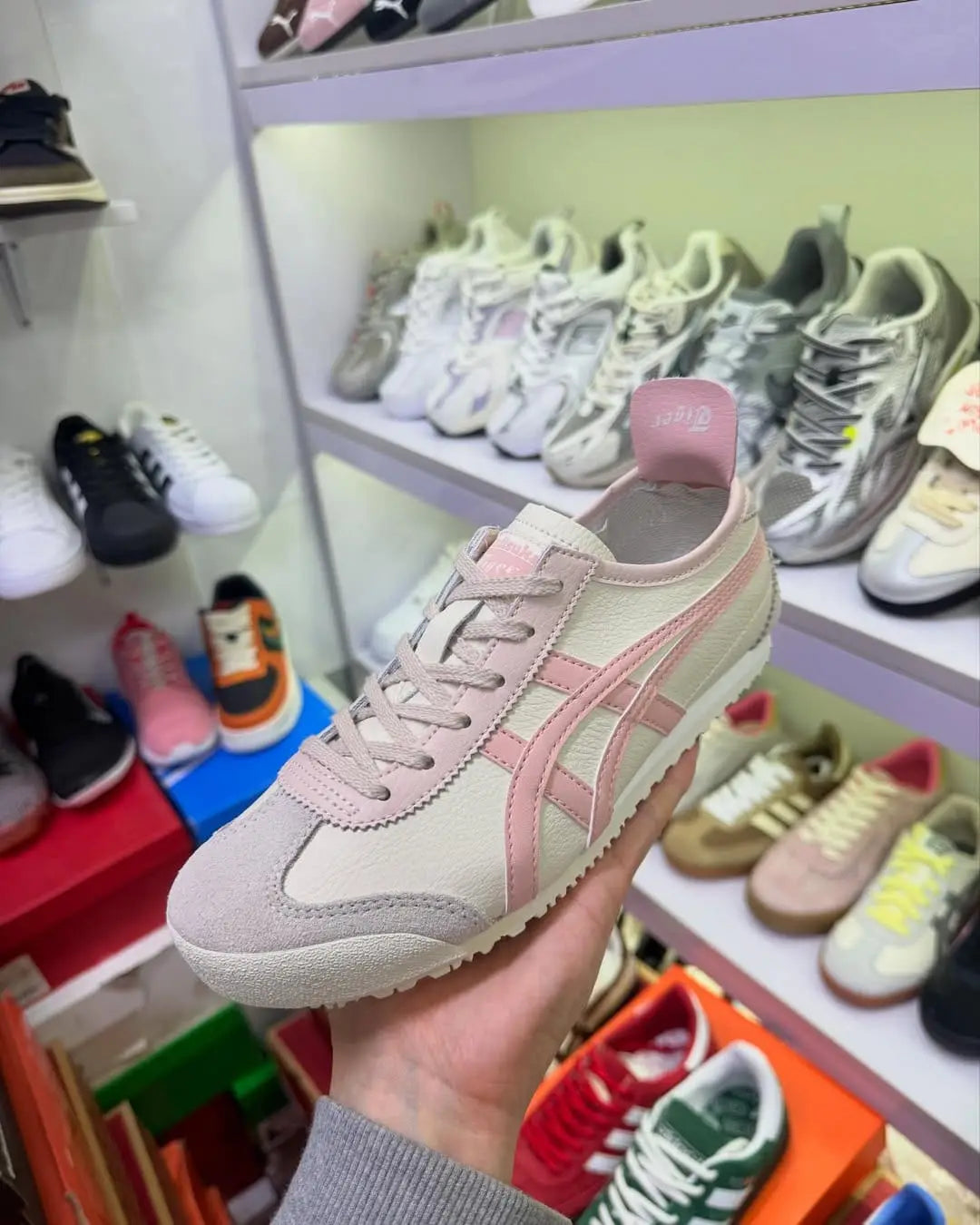Onitsuka Tiger Mexico 66 Oatmeal Ginger Pink