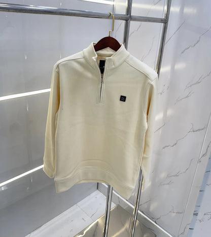Hugo  Boss Cream Imported Cord Pull Over