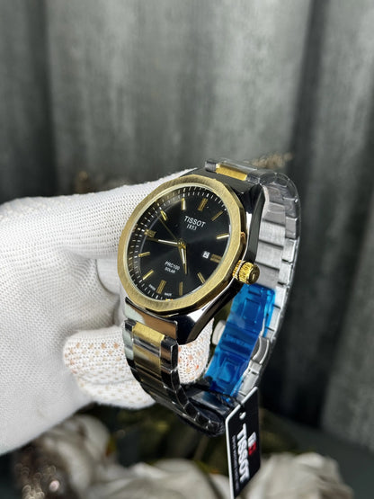 Tisso t PRC100 Dual Tone Black Premium Watch