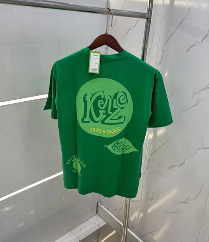 Kenzo Green Printed Imported Oversized T-Shirt