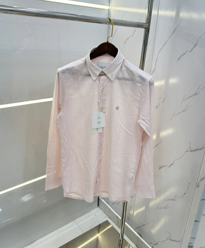 Calvin  Klein Pink Embroidery Logo Work Premium Shirt