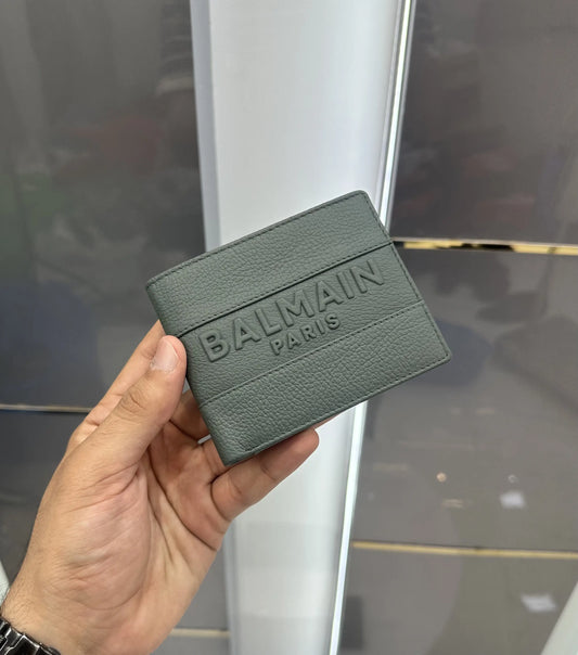 Balmai n Premium Wallet Green With Box b119
