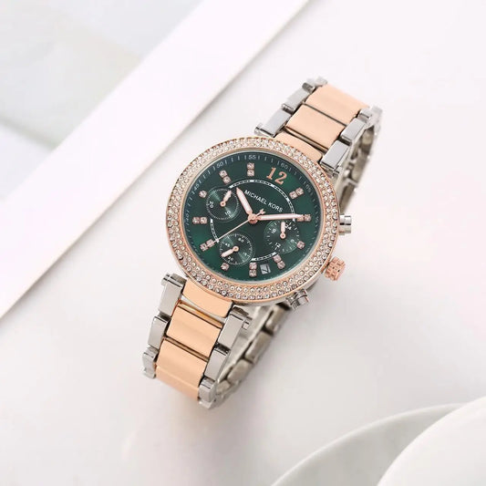 Michael Kor_s Parker Rose Two Tone Green