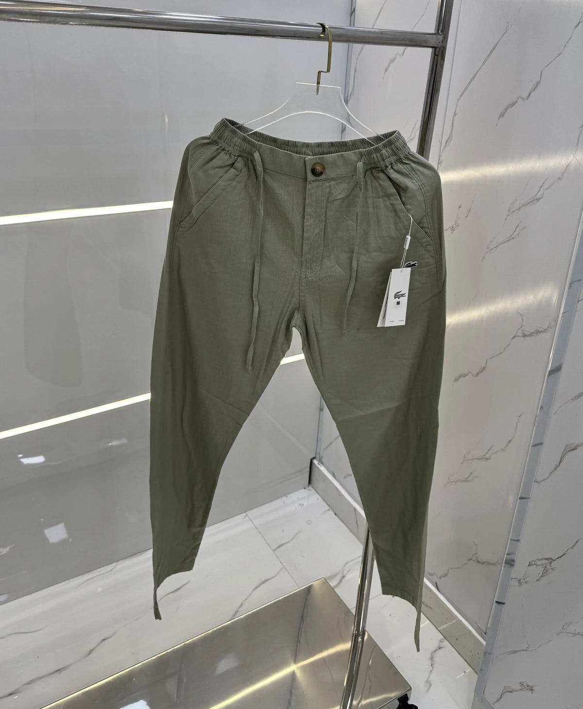 Lacost e Olive Premium Linen Trouser