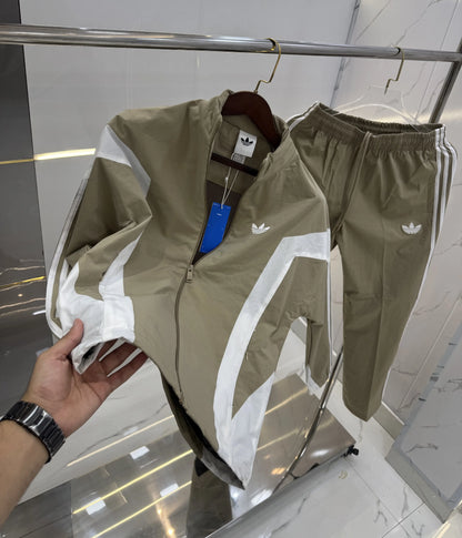 Adida s Beige Logo Work Premium Tracksuit