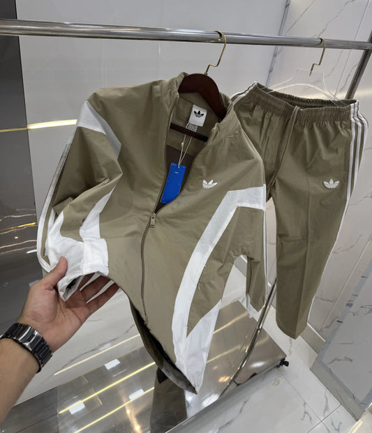Adida s Beige Logo Work Premium Tracksuit