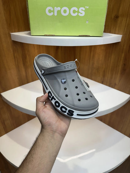 Crocs_Bayaband Clogs Grey Black