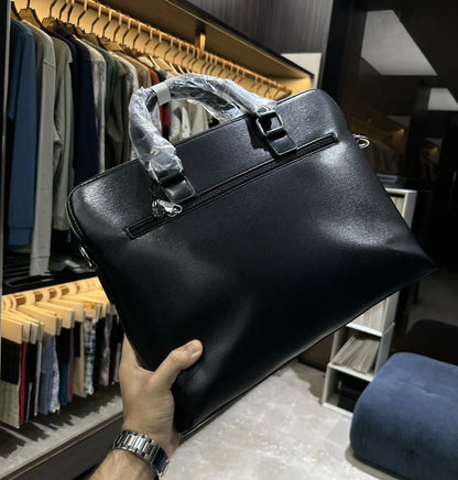 Mont Blan c Luxury Premium Imported Black Laptop Bag mb1115