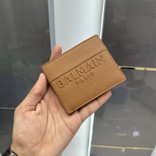 Balmai n Premium Wallet Tan Brown With Box b109