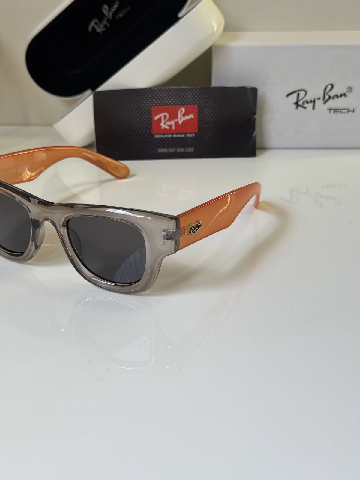 Rayban_4940_Orange_Grey_Puffer