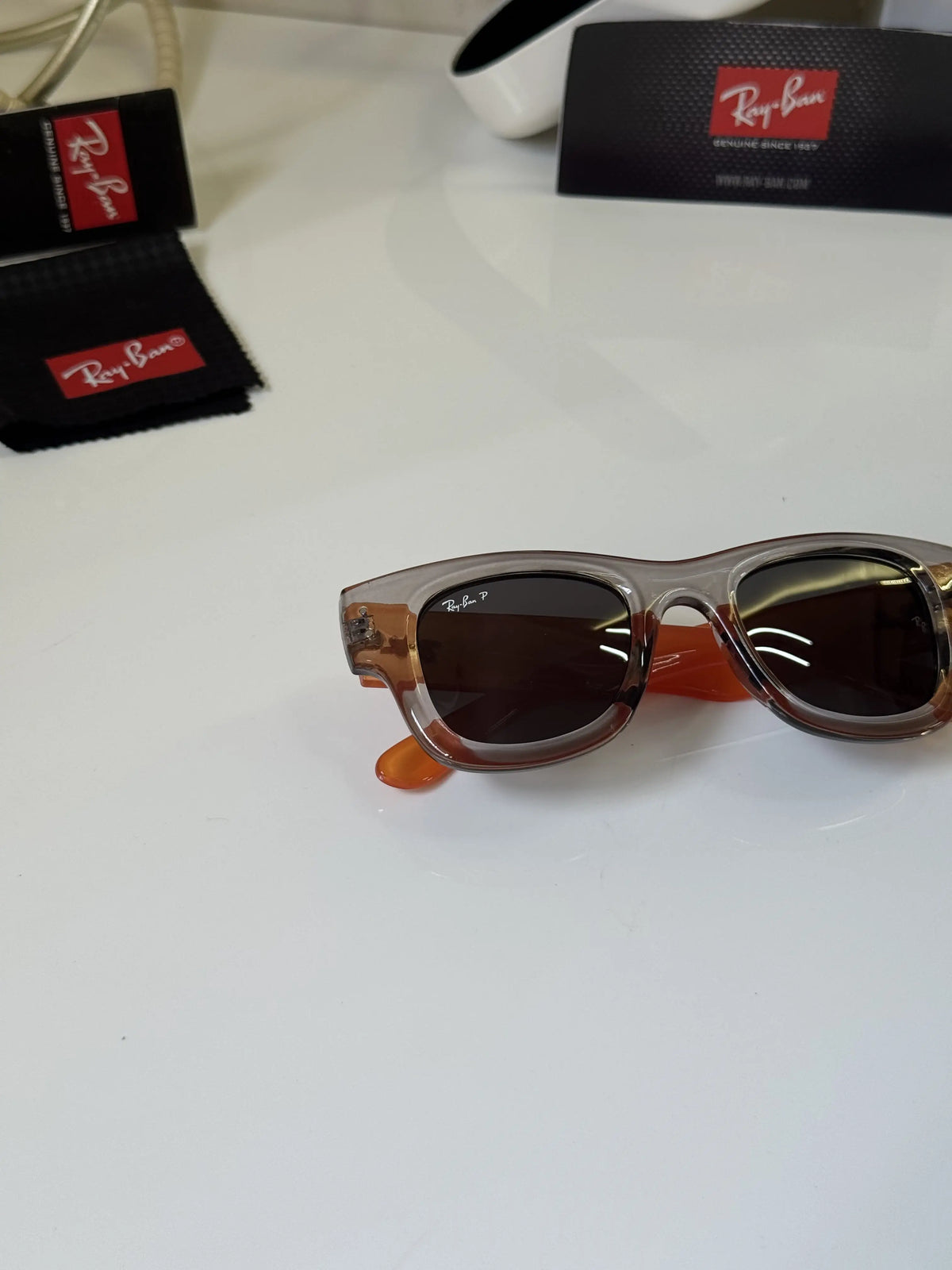 Rayban_4940_Orange_Grey_Puffer