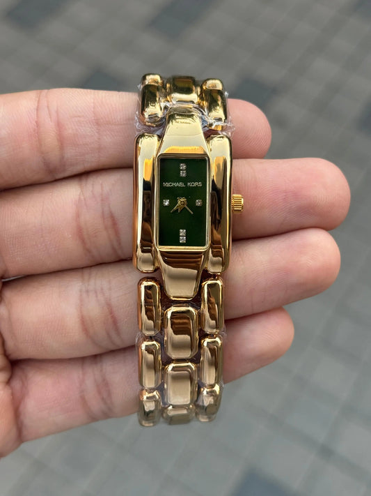 Michael Kor_s Hally Gold Green Women's