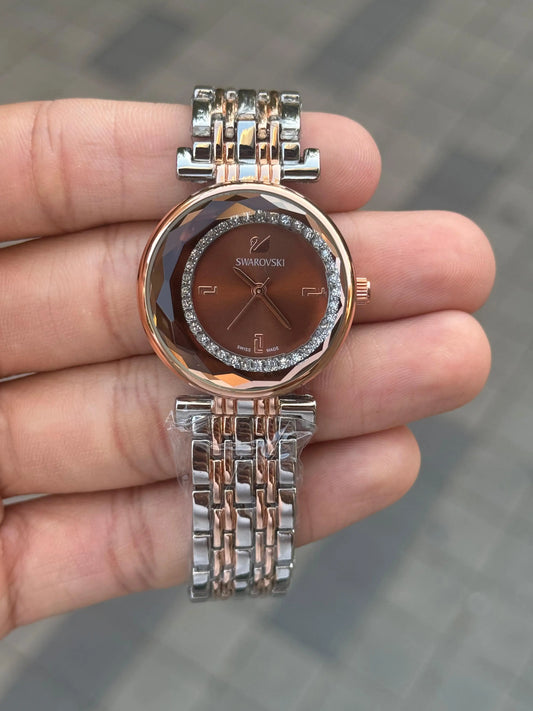 Swarovsk_i Two Tone Brown Women's