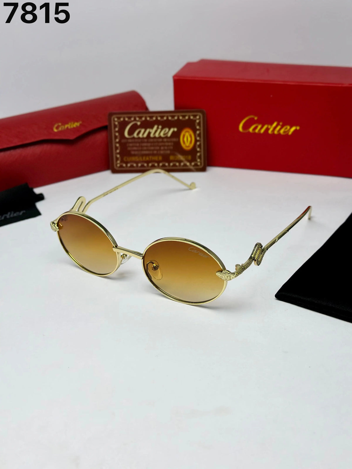 Cartier 7815 Gold Brown Shaded