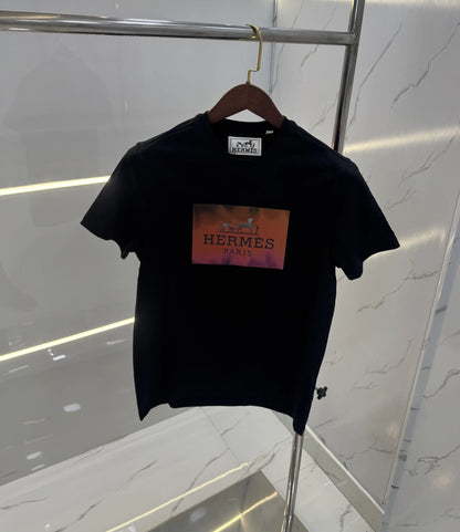 Hermes Black Logo Work Premium T-Shirt
