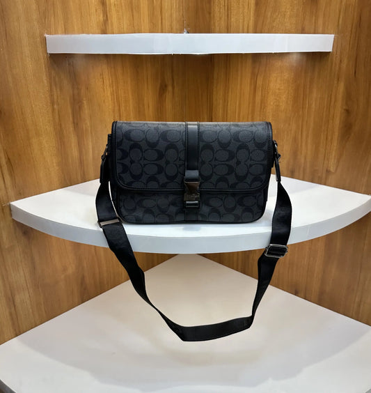 Coac h Premium Monogram Imported Cross Body Bag Grey c009