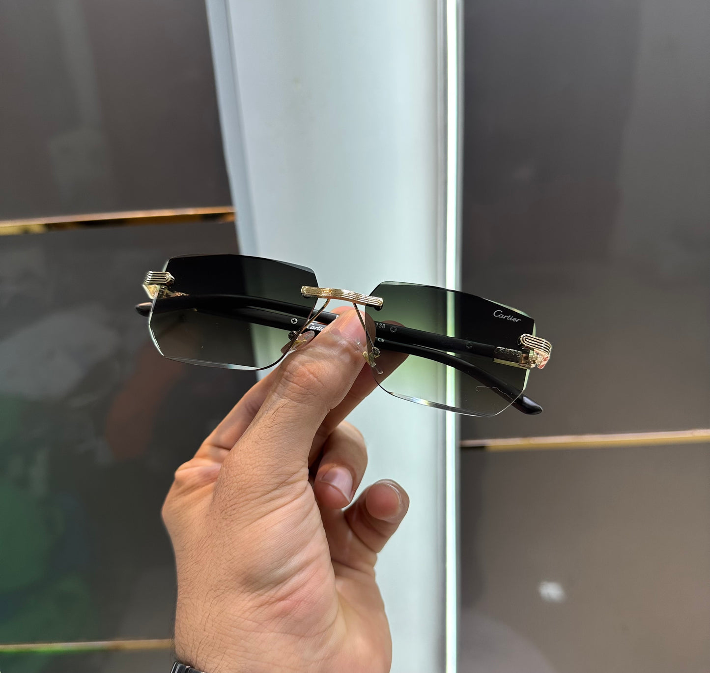 Cartier Green Karan Aujla Edition Luxury Shade With Original Packing