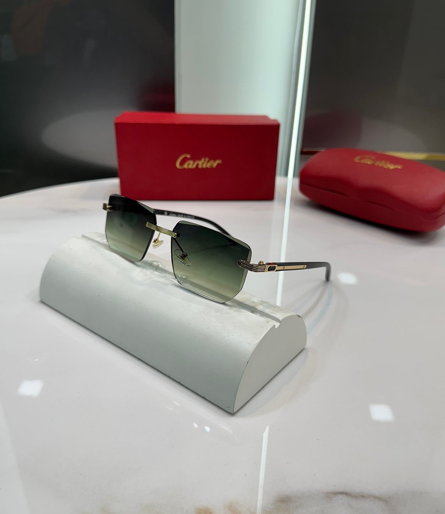 Cartier Green Karan Aujla Edition Luxury Shade With Original Packing