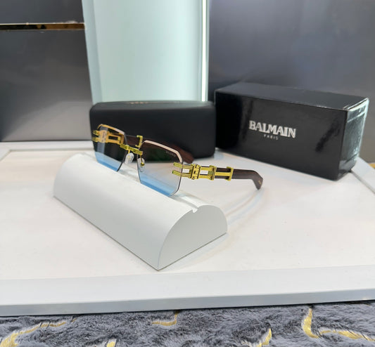 Balmain Paris Dual Tone Designer Luxury Sunglasses With Original Packing