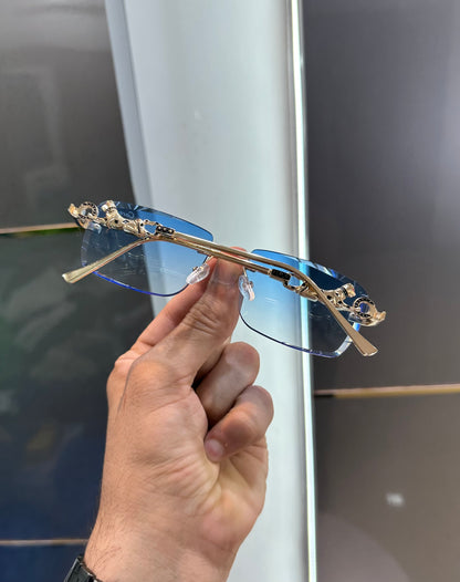 Cartier Sky Blue Metal Karan Aujla Edition Luxury Shade With Original Packing