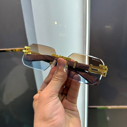 Balmain Paris Dual Tone Designer Luxury Sunglasses With Original Packing