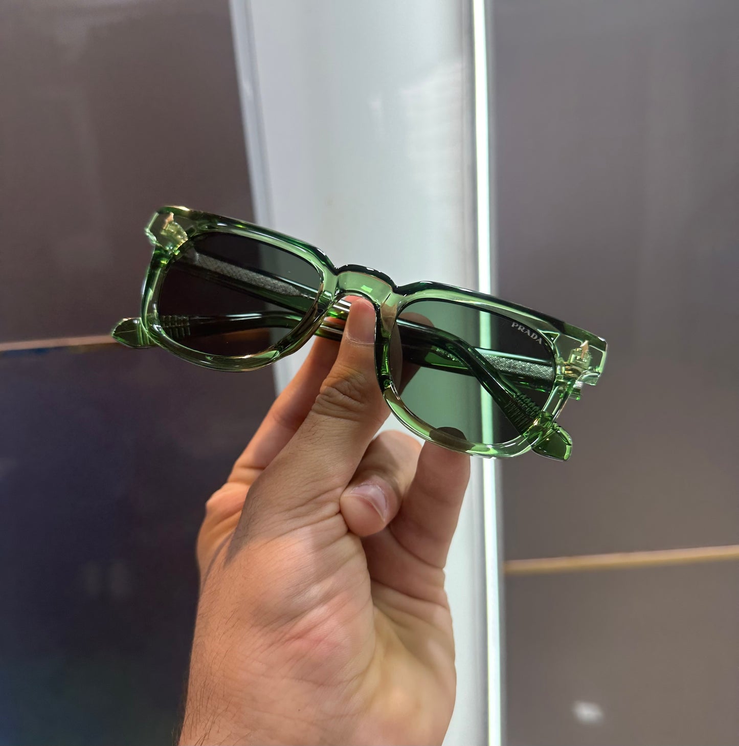 Prada Milano Green Karan Aujla Edition Luxury Shade With Original Packing
