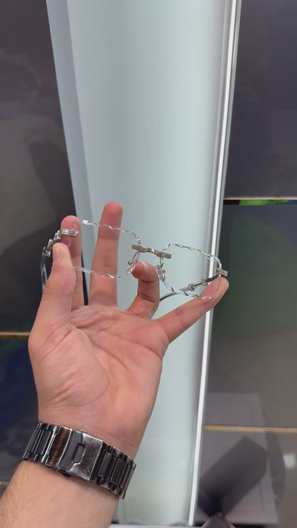 Balmain Paris Transparent Karan Aujla Edition Designer Luxury Sunglasses With Original Packing